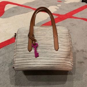 Fossil Rachel Satchel w/crossbody strap-EUC